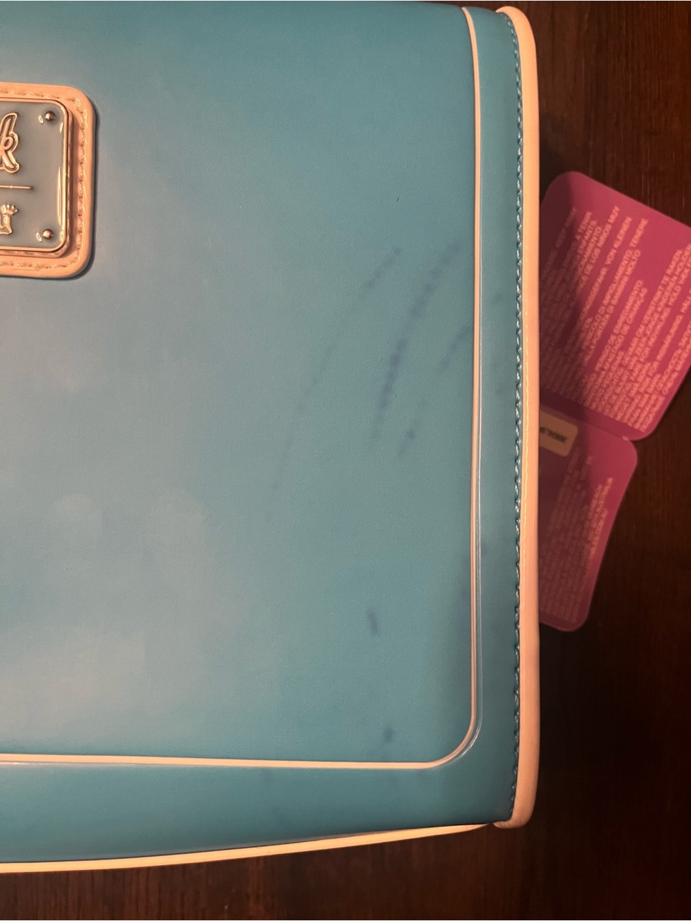 Loungefly Lisa Frank Angel Kitty Crossbody Bag - Picture 4 of 8